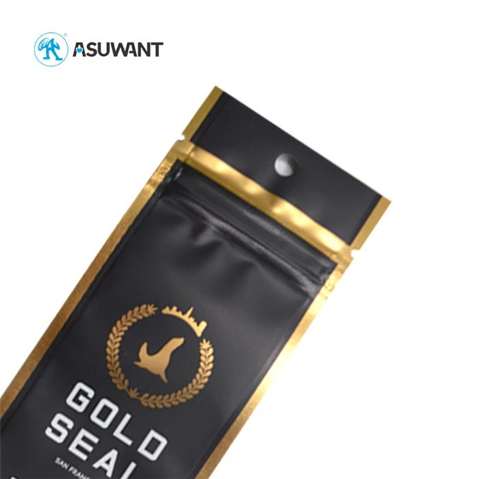 Mini 3 Side Seal Zip Lock Mylar Smell Proof 1pcs Pre-roll Plastic Tubes Packaging 8ml Sachets Bag