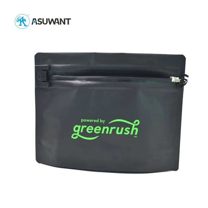 Plastic MOPP Child Proof Zipper Bags Packing Medical Marijuana For Protecting Kids