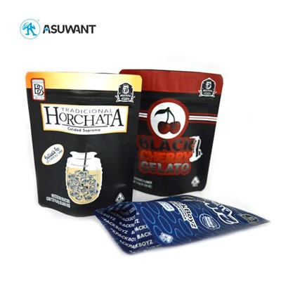 کسٹم 3.5 گرام کک میلر بیگ کینڈی خشک جڑی بوٹیوں کے پھول کے لئے سونگ پروف زپ پیکیج