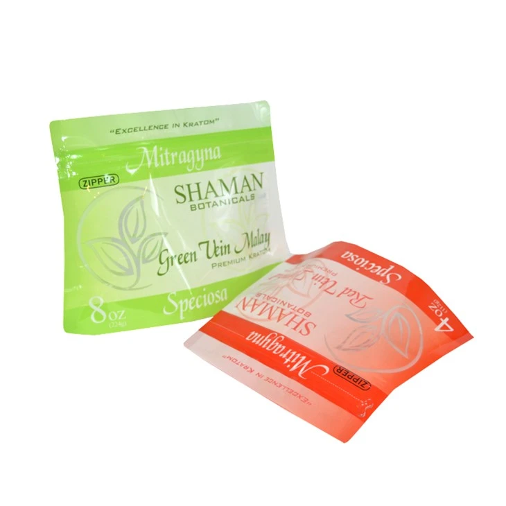 Special Shaped Stand Up Zipper Bags Aluminum Foil Printed For Cosmetic Packaging