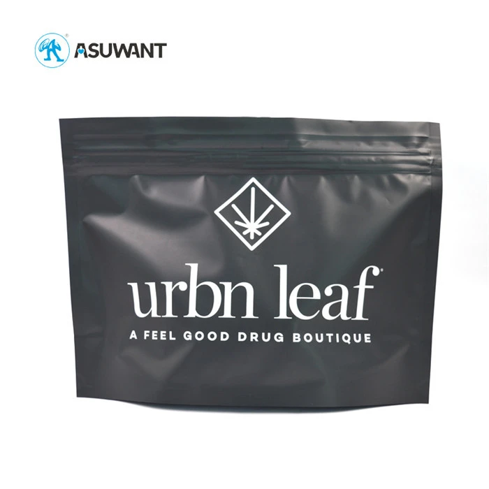 Ziplock Foil Bags For Medical Marijuana Storage / Moisture Barrier Small Plastic Bags For Drugs