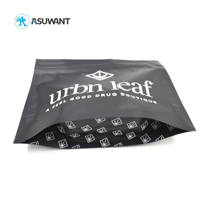 Ziplock Foil Bags For Medical Marijuana Storage / Moisture Barrier Small Plastic Bags For Drugs